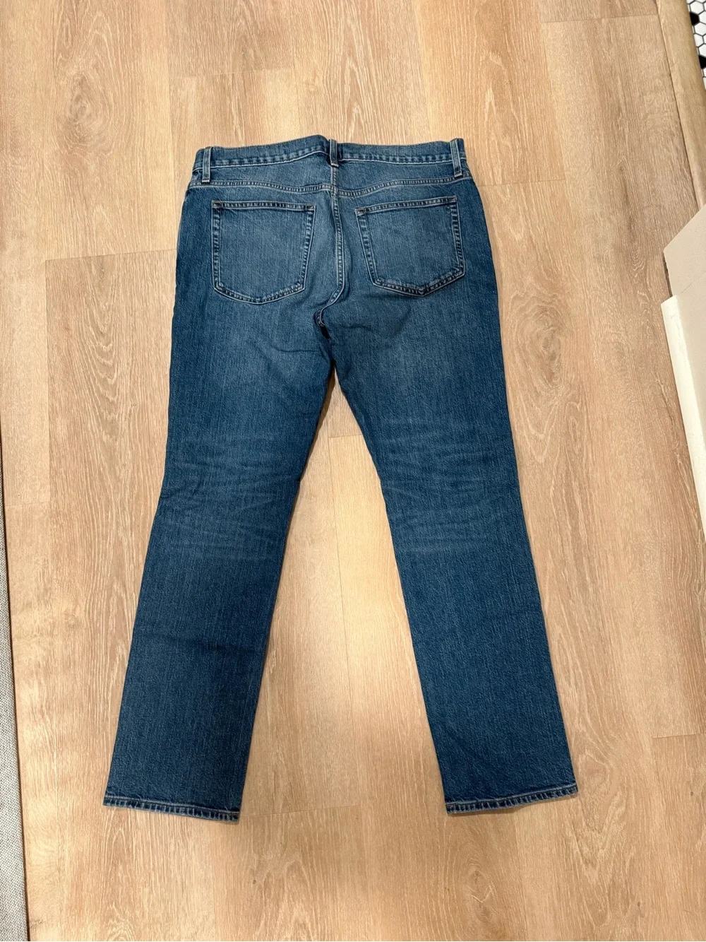 J. Crew Men's Medium Blue Straight-Leg Jeans